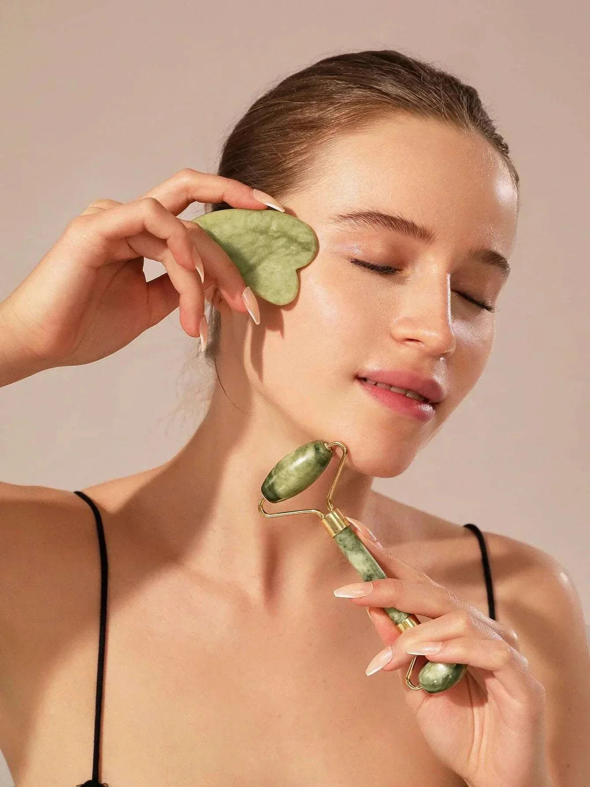 Pack Facial Roller Jade
